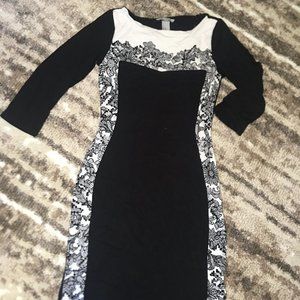 Black and White Dress